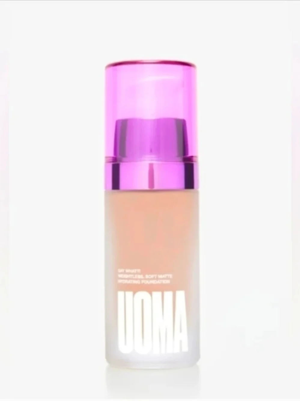 Uoma Beauty Say What Weightless Soft Matte Hydrating Foundation White Pearl T1N
